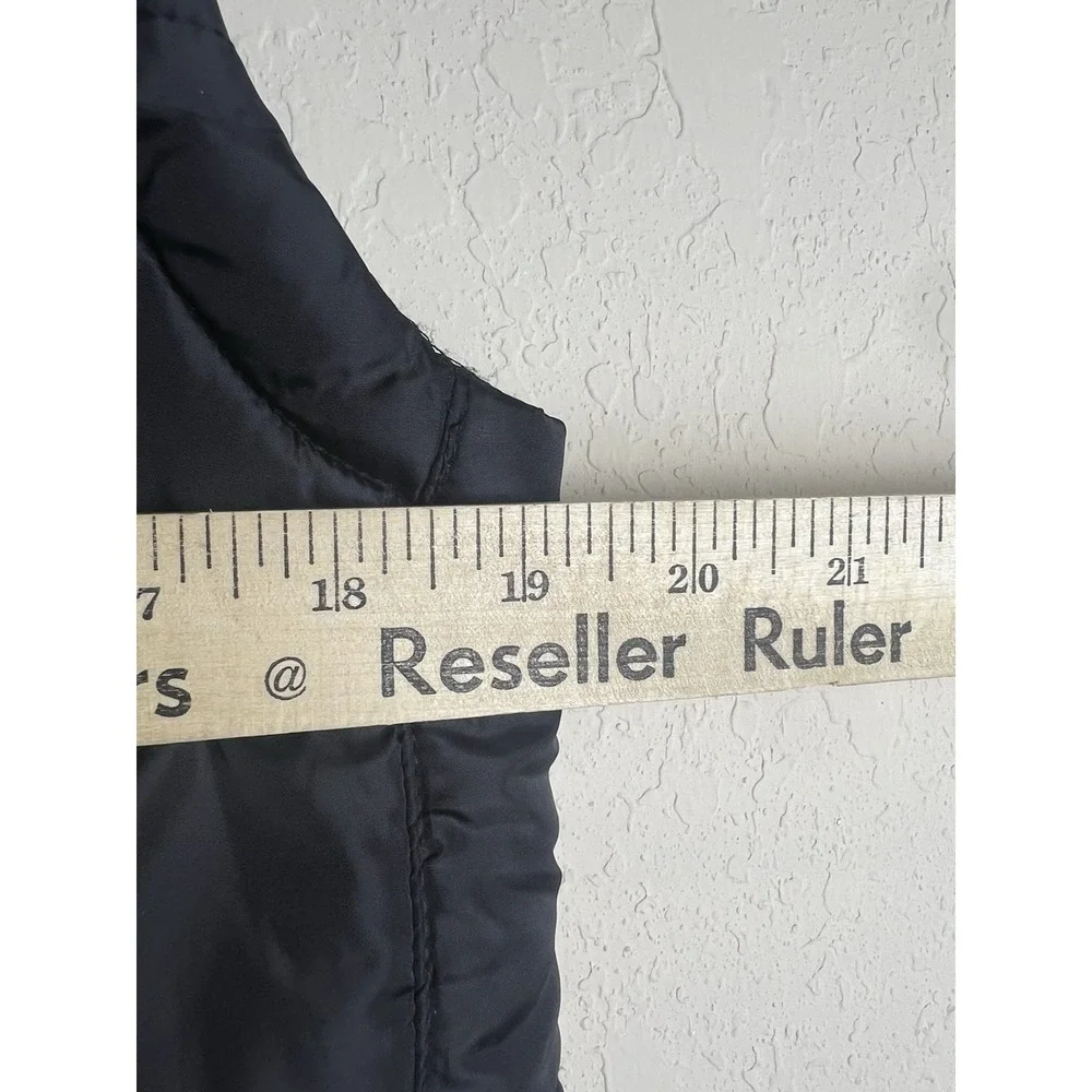 NICE Black Puffer‎ Vest Mens S Sleeveless Quilted Nat Nast Full Zip Travel Soft
